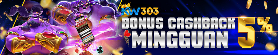 Bonus Cashback Mingguan 5%